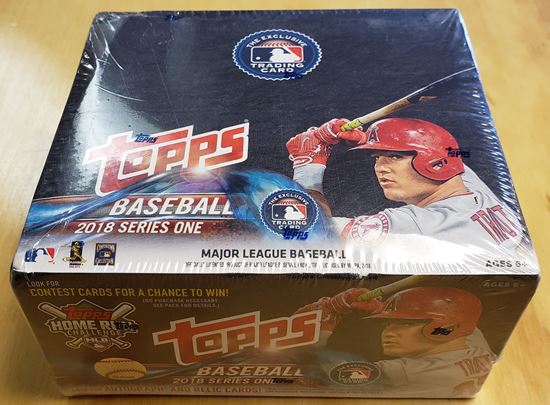 Picture of 2018 Topps Baseball Series 1 Retail Box